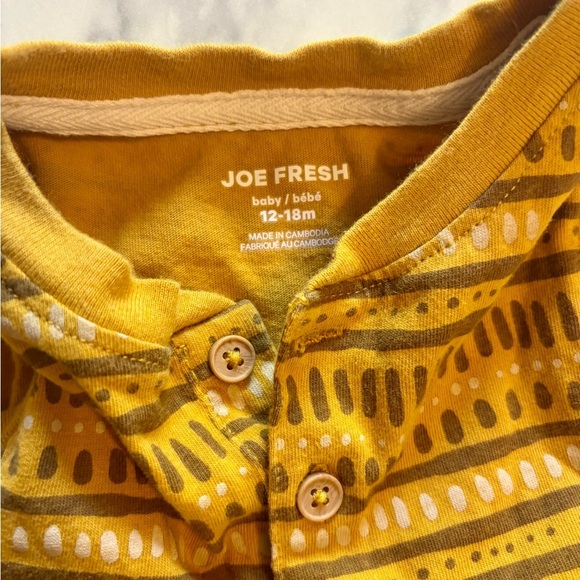 Baby Striped Sleeveless Jumpsuit - Joe Fresh - Unisex romper - Picture 2 of 4